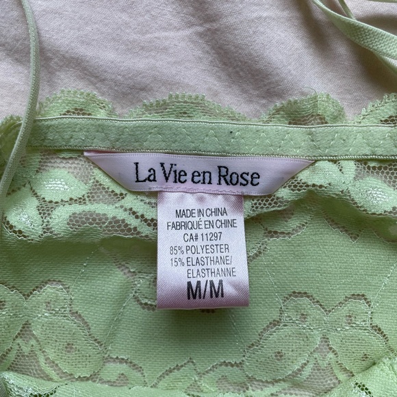 Butterfly Lace Mini Dress/Slip Lingerie - Picture 3 of 3